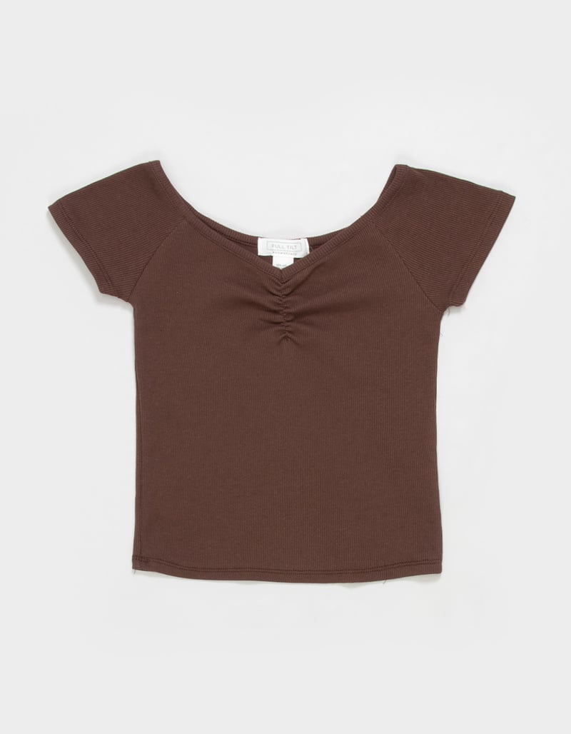 FULL TILT Essentials Girls Cinch Tee image number 1