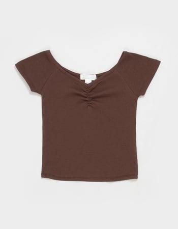 FULL TILT Essentials Girls Cinch Tee Alternative Image