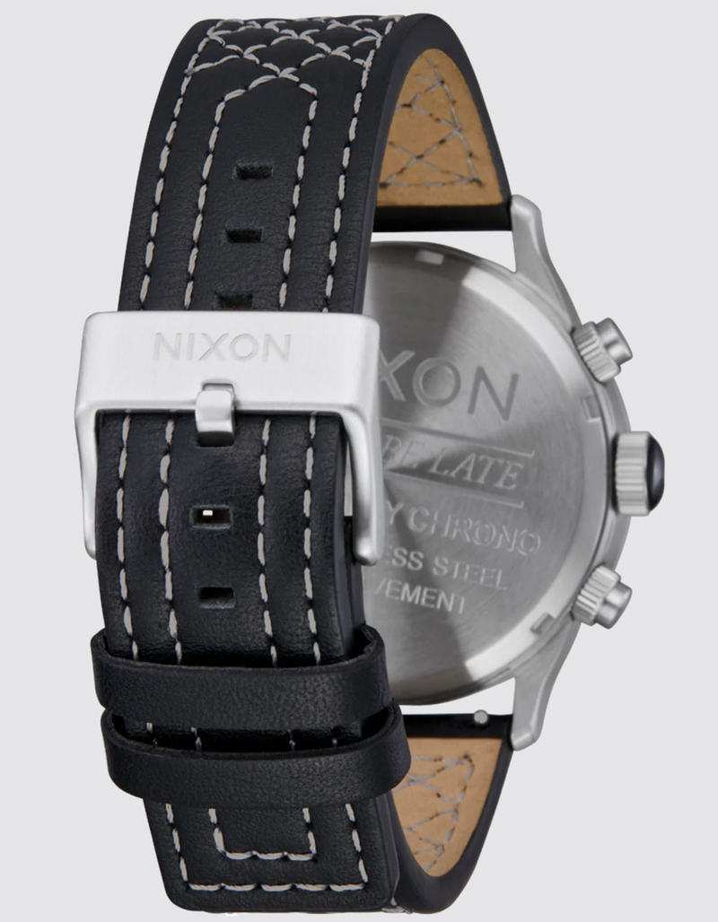 NIXON Sentry Chrono Leather Watch image number 3