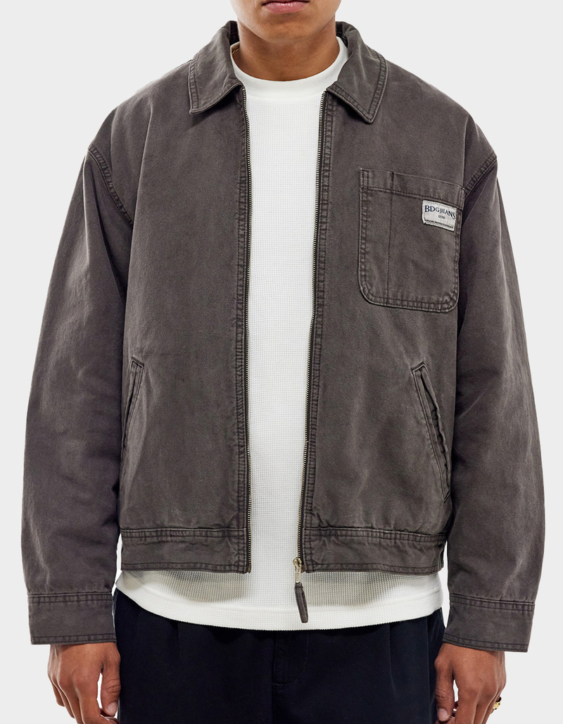 BDG Urban Outfitters Rex Mens Canvas Jacket CHOCOLATE Tillys