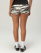 VON DUTCH Zebra Womens Low Rise Micro Shorts image number 5