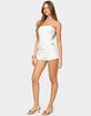 EDIKTED Trisha Tassle Eyelet Shorts image number 4