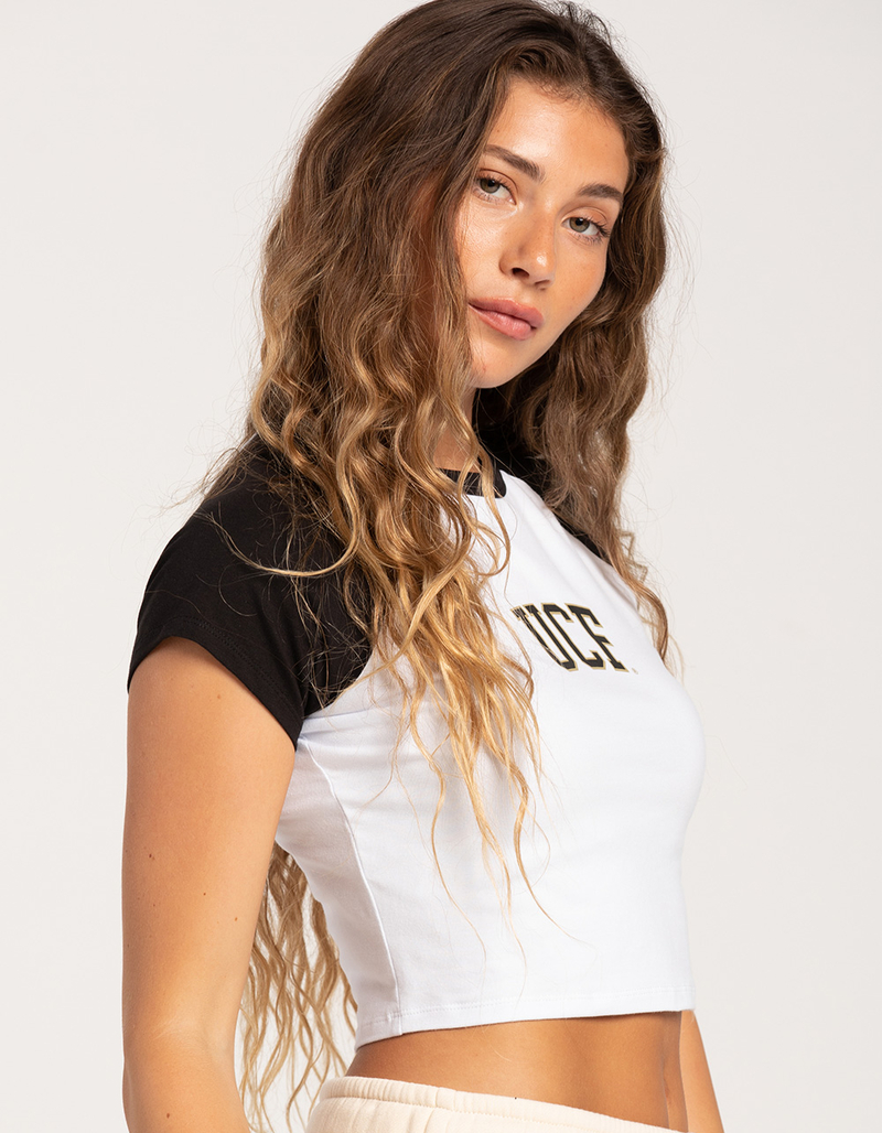 HYPE AND VICE UCF Womens Raglan Tee image number 1