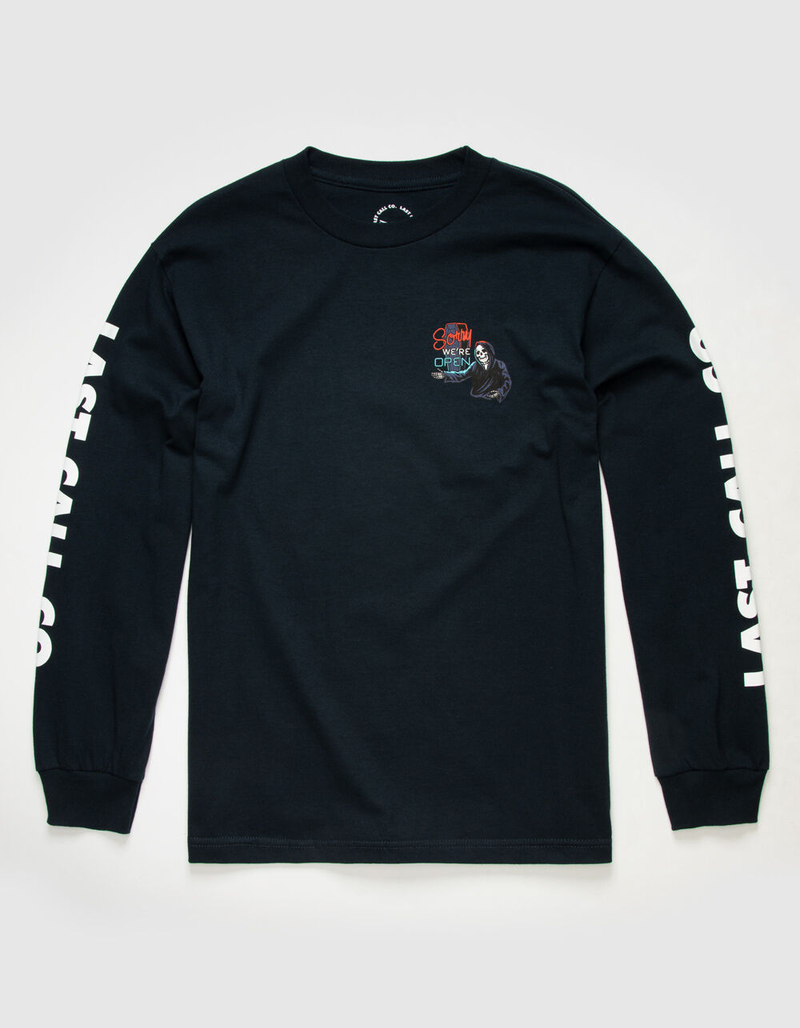 LAST CALL CO. Sorry We're Open Mens T-Shirt image number 1