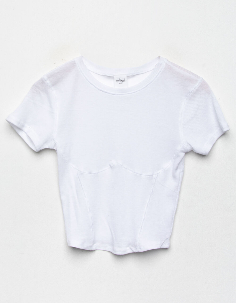 DESTINED Corset Detailed Womens Tee image number 0