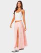 EDIKTED Tiered Eyelet Slitted Maxi Skirt image number 3