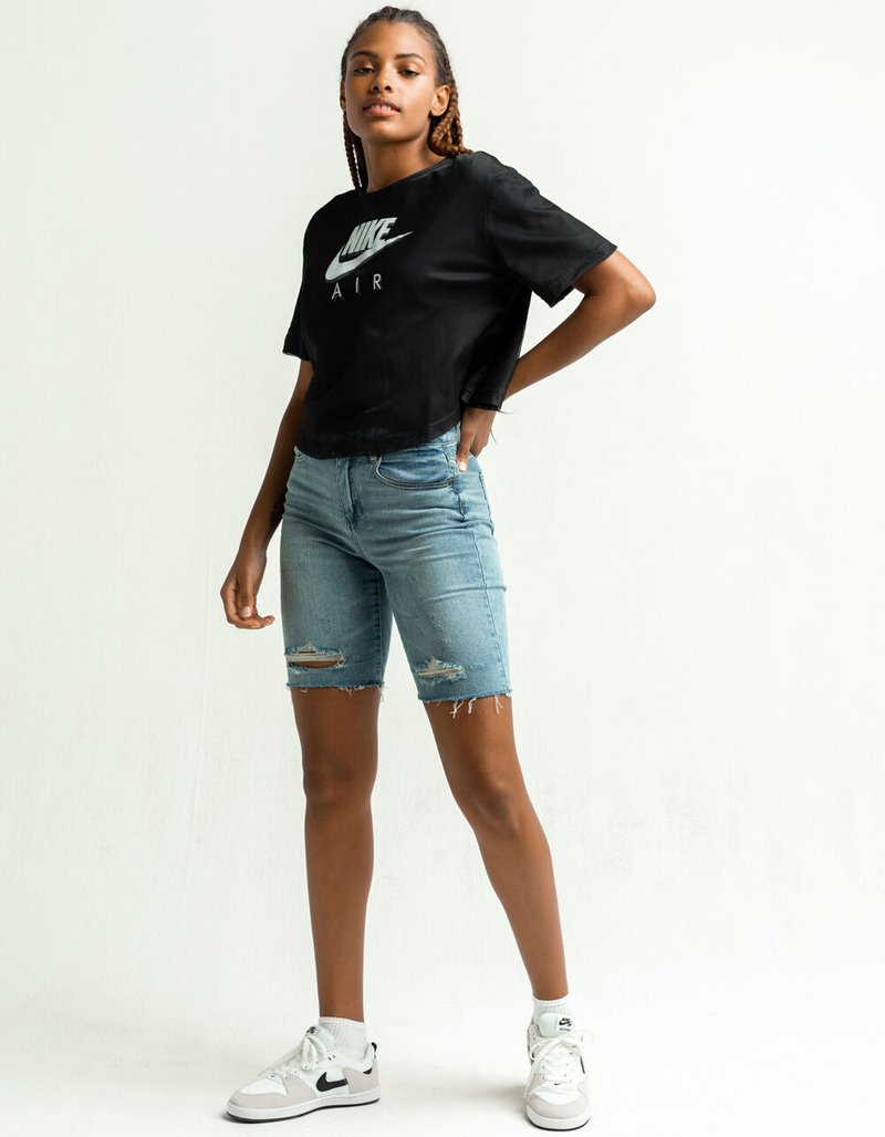 NIKE Air Mesh Womens Crop Top image number 3