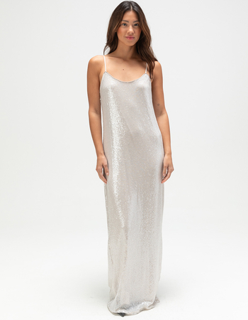JJXX Mia Womens Sequin Maxi Dress Primary Image