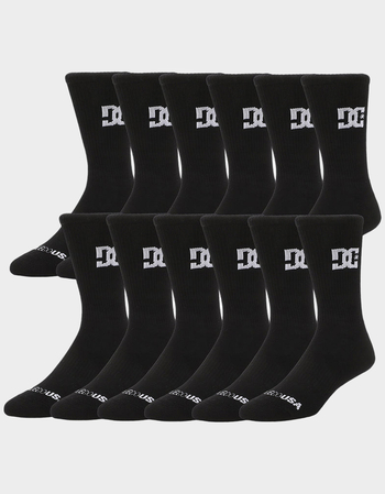 DC Shoes 6 Pack Mens Crew Socks Primary Image