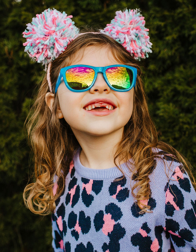 KNOCKAROUND Rainbow Blues Little Kids Polarized Sunglasses image number 5