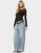 EDIKTED Kella Low Rise Baggy Jeans image number 4