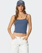 EDIKTED Miller Striped Tank Top image number 1