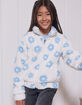 RSQ Girls Floral Print Sherpa Jacket image number 1