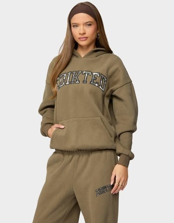 EDIKTED Camo Crush Edikted Oversized Hoodie Alternative Image