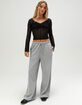 FULL TILT Womens Off The Shoulder Lace Top image number 2