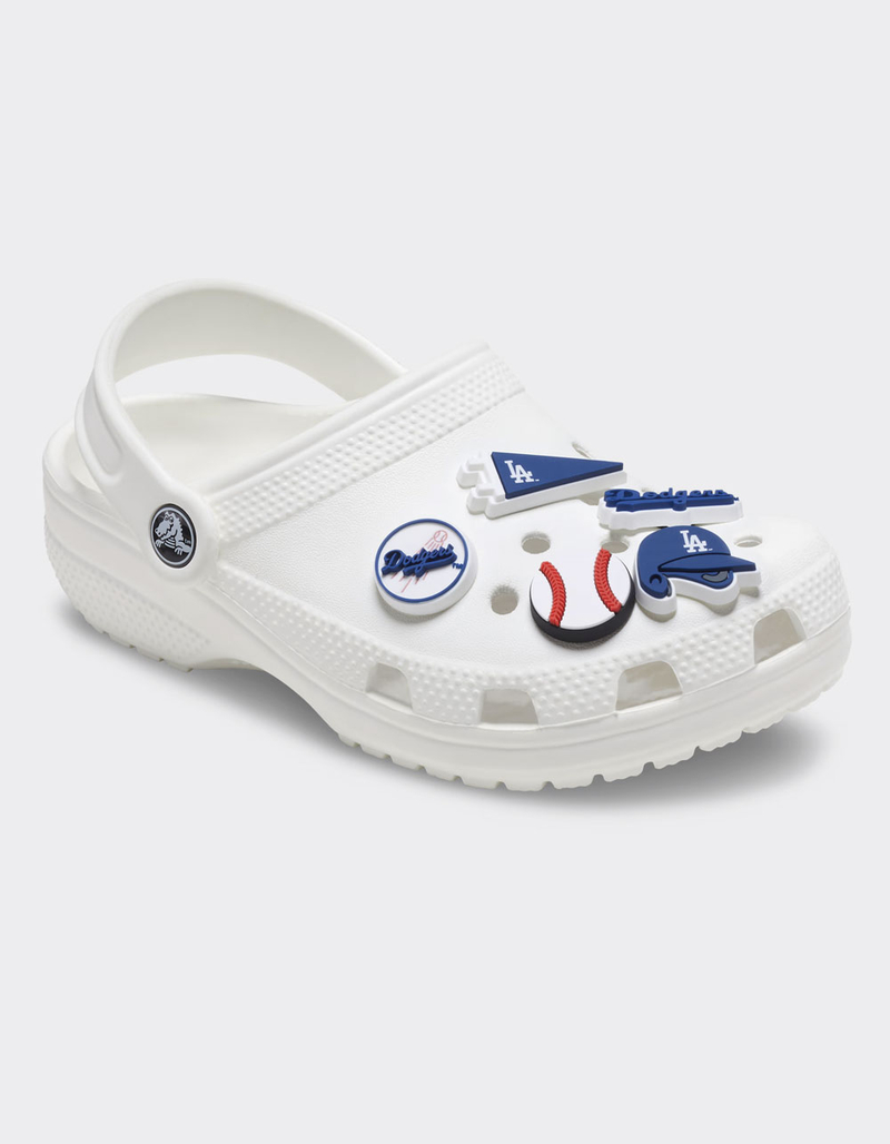 CROCS MLB Los Angeles Dodgers 5 Pack Jibbitz&trade; Charms image number 1