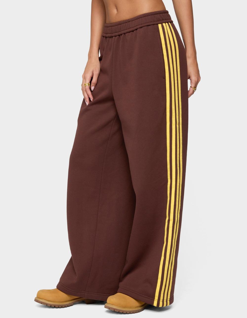 EDIKTED Sorin Contrast Striped Sweatpants image number 1