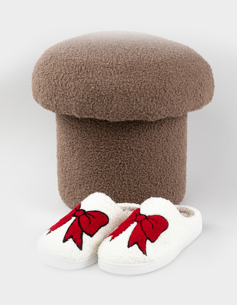 Boucle Mushroom Stool image number 1