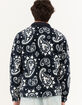 RSQ Mens Printed Polar Fleece Zip-Up Jacket image number 4