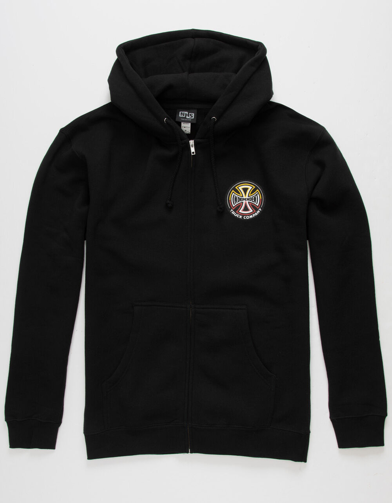 INDEPENDENT Split Cross Mens Zip Hoodie image number 1