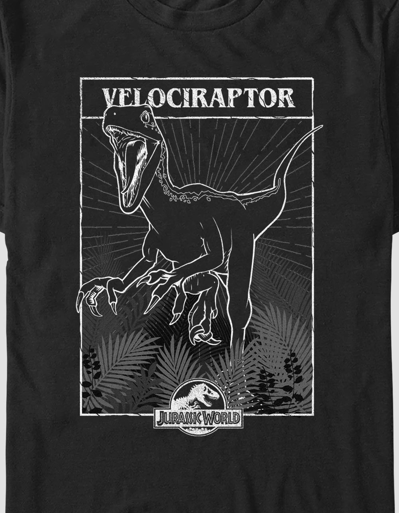 JURASSIC WORLD REBIRTH Velociraptor Card Unisex Tee image number 1
