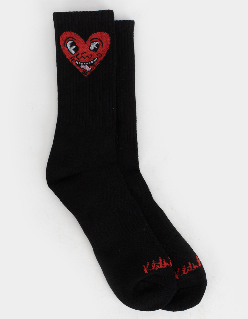 KEITH HARING Mens Crew Socks image number 0