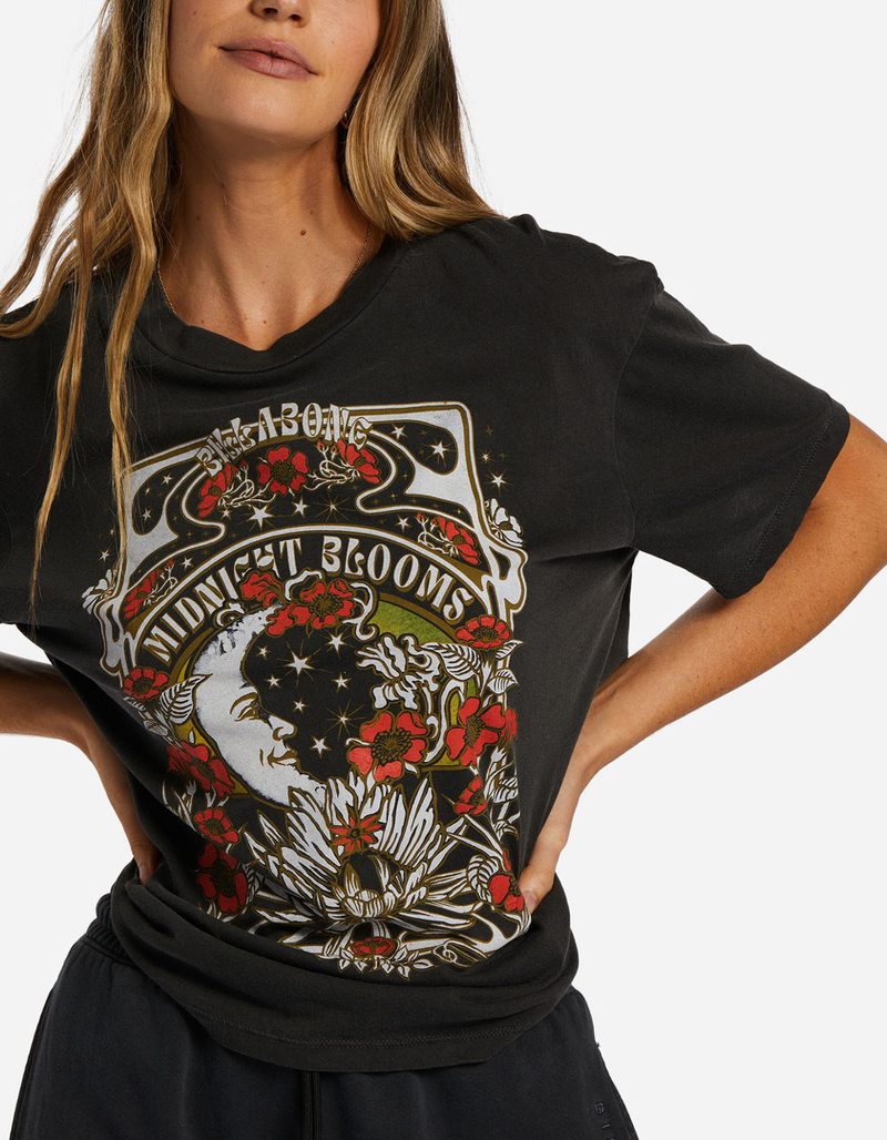 BILLABONG Midnight Blooms Womens Oversized Tee image number 3