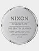 NIXON Sentry Leather Dark Green & Dark Brown Watch image number 4