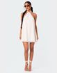 EDIKTED Palma Open Back Halter Mini Dress image number 1