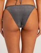 DAMSEL Ring Tie Side Cheeky Lurex Bikini Bottoms image number 5