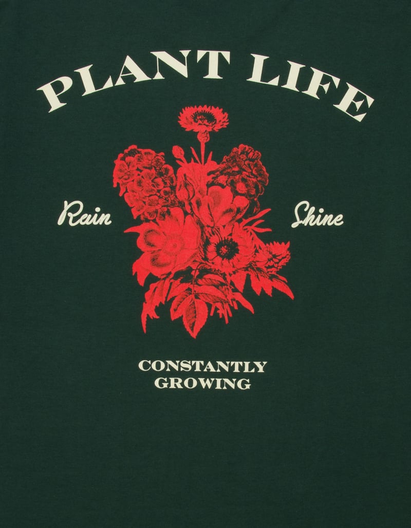 BECAUSE WEEKEND Plant Life Mens Tee image number 2