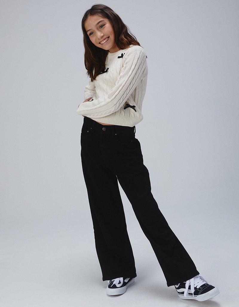 RSQ Girls High Rise Wide Leg Skater Jeans image number 4