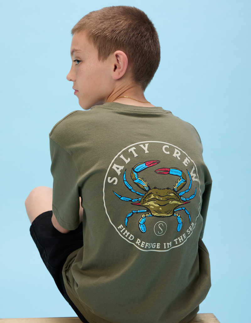 SALTY CREW Blue Crab Boys Tee image number 0