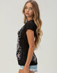 SKIN INDUSTRIES Card Play Womens Burnout Fitted Tee image number 3