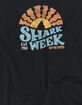 SHARK WEEK Lino Sunset Womens Cropped Tee image number 4