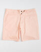 RSQ Short Mens Peach Chino Shorts image number 1