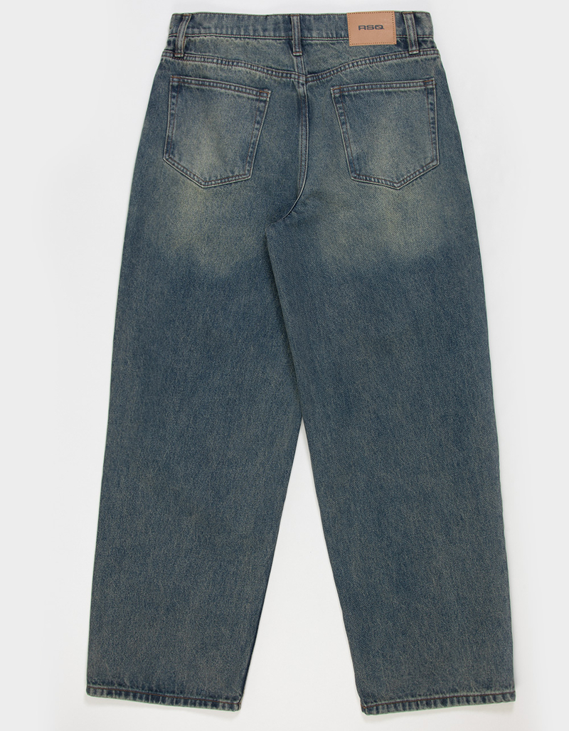 RSQ Mens Extra Baggy Patch Jeans image number 1