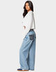 EDIKTED Bandana Bliss Low Rise Jeans image number 2