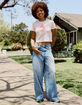 RSQ Womens Low Rise Ultra Baggy Jeans image number 5