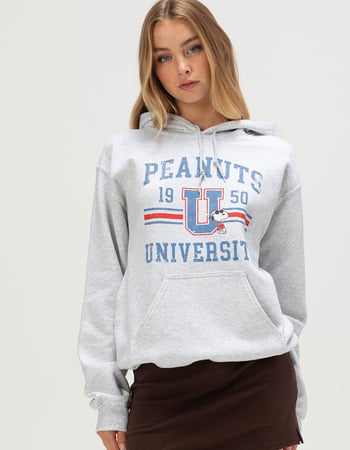 RIOT SOCIETY x Peanuts Snoopy U Womens Hoodie Primary Image