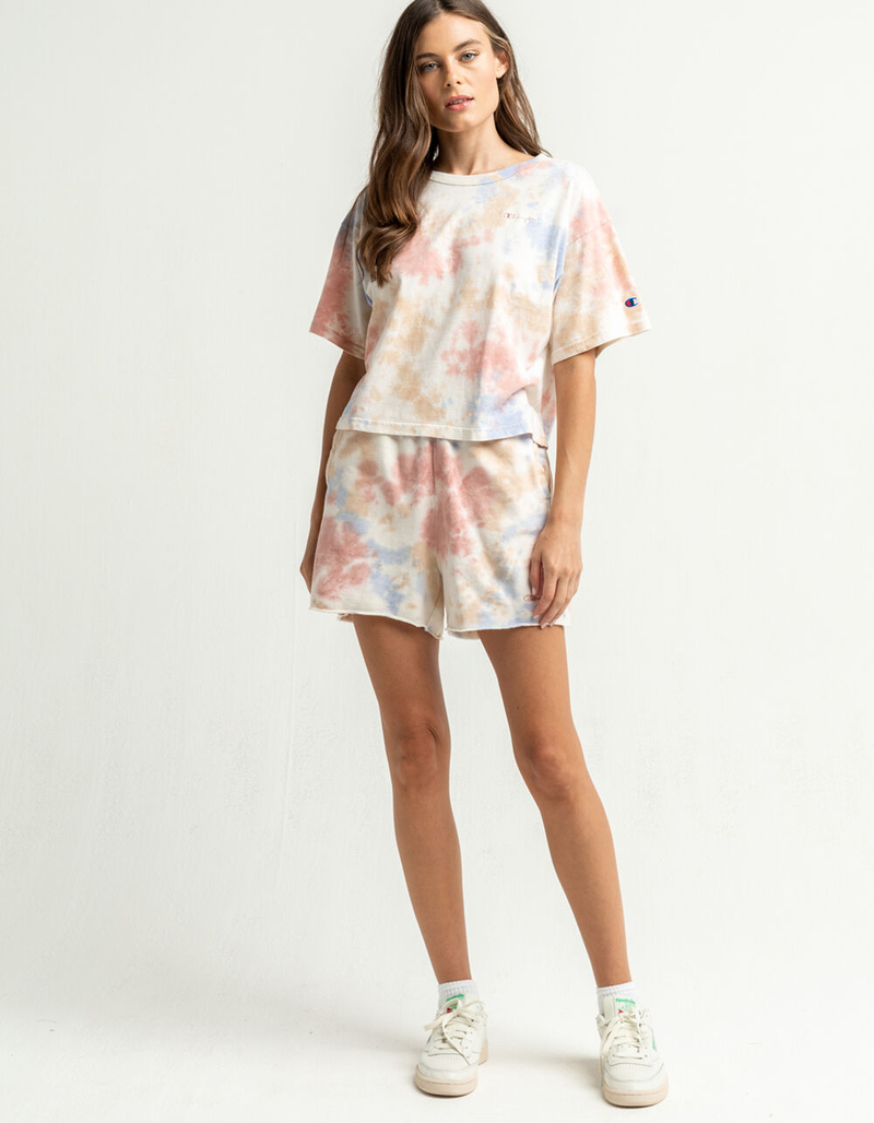 CHAMPION Sun Wash Womens White Combo Shorts image number 3