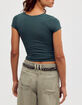 FREE PEOPLE Clean Lines Sunfade Womens Baby Tee image number 4