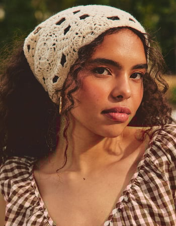 FULL TILT Crochet/Charm Headscarf Primary Image