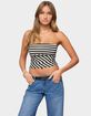 EDIKTED Betsana Striped Tube Top image number 1