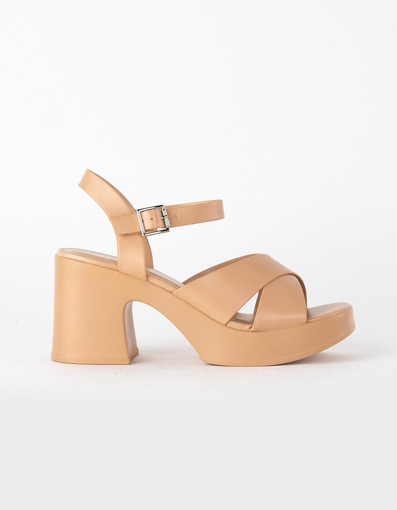 SODA Touch Womens Platform Heel Sandals image number 1
