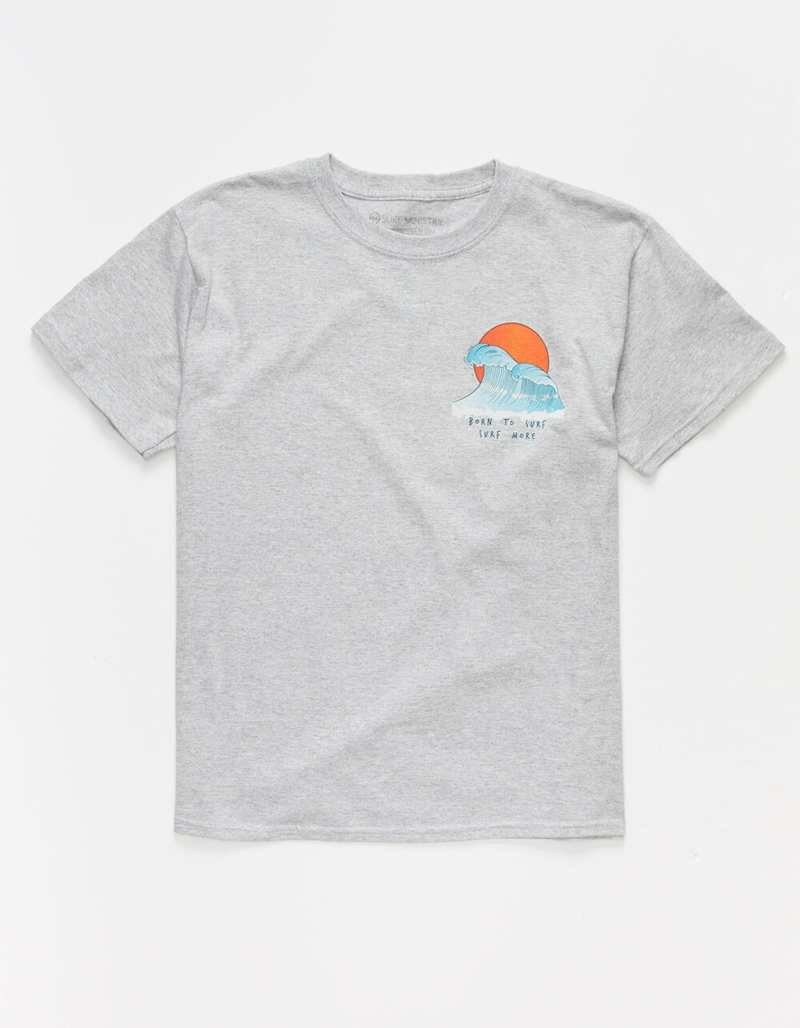 SURF MINISTRY Born To Surf Boys T-Shirt image number 1