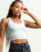 BOZZOLO Wide Rib Womens Heather Gray Cami image number 1