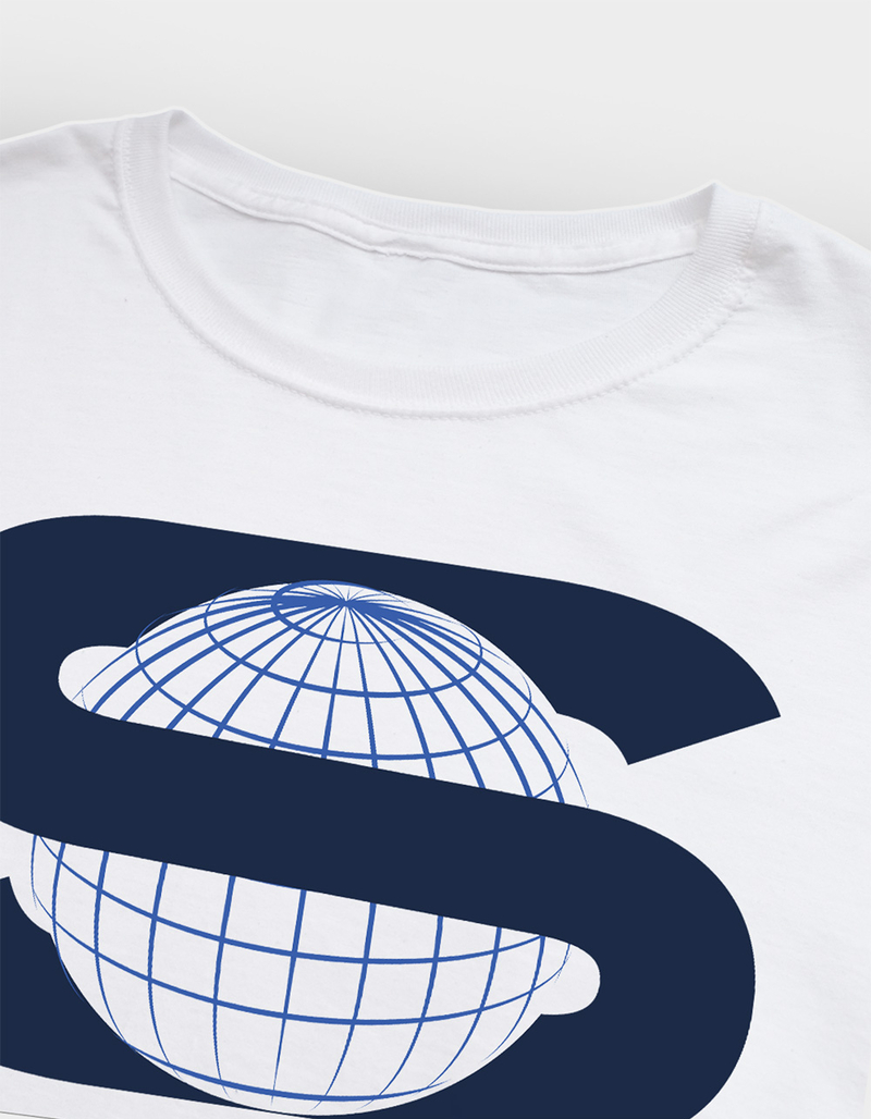 SUPERMAN 2025 S World Logo Mens Tee image number 2