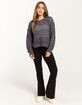 FULL TILT Essentials Open Knit Womens Pullover Sweater image number 2