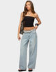 EDIKTED Oaklee Studded Low Rise Baggy Jeans image number 5